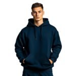 Men Oversized Hoodies Cotton Fleece Long Sleeve Hooded Sweatshirts for Men