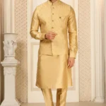 Banarasi Art Silk Kurta Pajama with Jacket